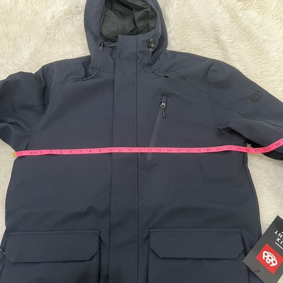 686 Prime Snowboard Ski ETEX  Jacket KCR947C Navy Twill Men Size M NWT - Picture 11 of 12